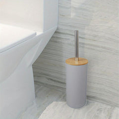 Toilet Brush and Holder Set with Bathroom Accessories for Effortless Cleaning
