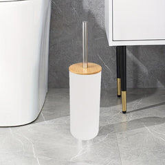 Toilet Brush and Holder Set with Bathroom Accessories for Effortless Cleaning
