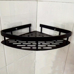 Minimalist Bathroom Storage Rack Wall Mounted Corner Shelf