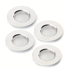 4pcs Stainless Steel Sink Drain Filter Anti-Clogging Sink Strainer Food Catcher