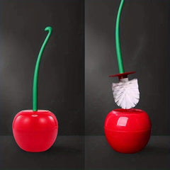 Rust-Proof Soft Bristled Toilet Brush with Holder