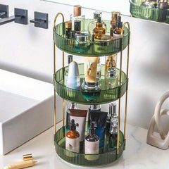 Light Style Rotating Cosmetics Storage Box Lipstick Skin Care Organizer