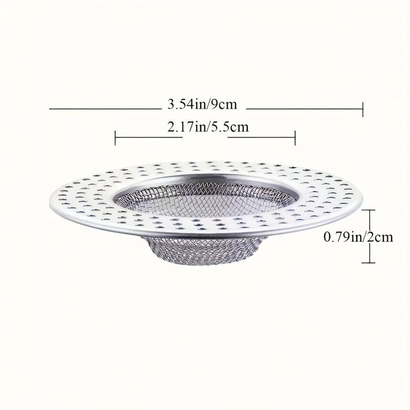 Stainless Steel Floor Drain Filter Anti-clogging Sink Strainer Hair Catcher