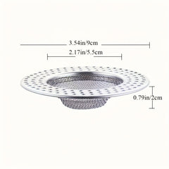 Stainless Steel Floor Drain Filter Anti-clogging Sink Strainer Hair Catcher