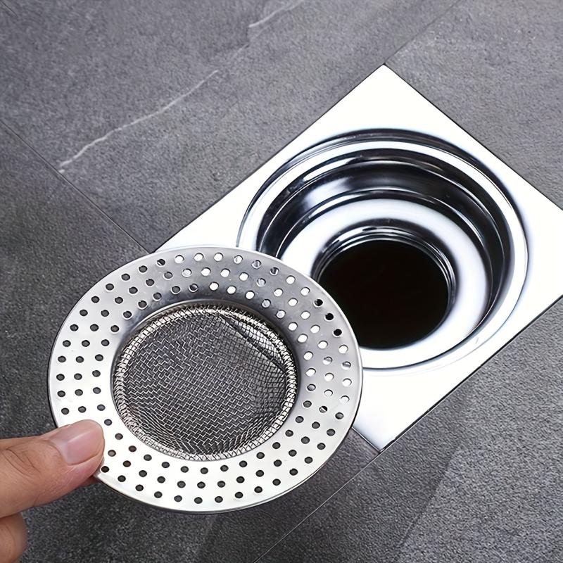 Stainless Steel Floor Drain Filter Anti-clogging Sink Strainer Hair Catcher