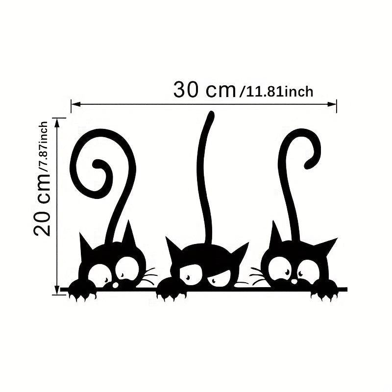 Cat Toilet Lid Decals for a Playful Bathroom Look