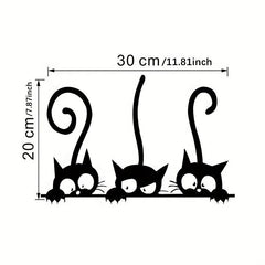 Cat Toilet Lid Decals for a Playful Bathroom Look