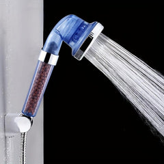 Filtered Shower Head High Pressure Water Saving 3 Settings Handheld Spray
