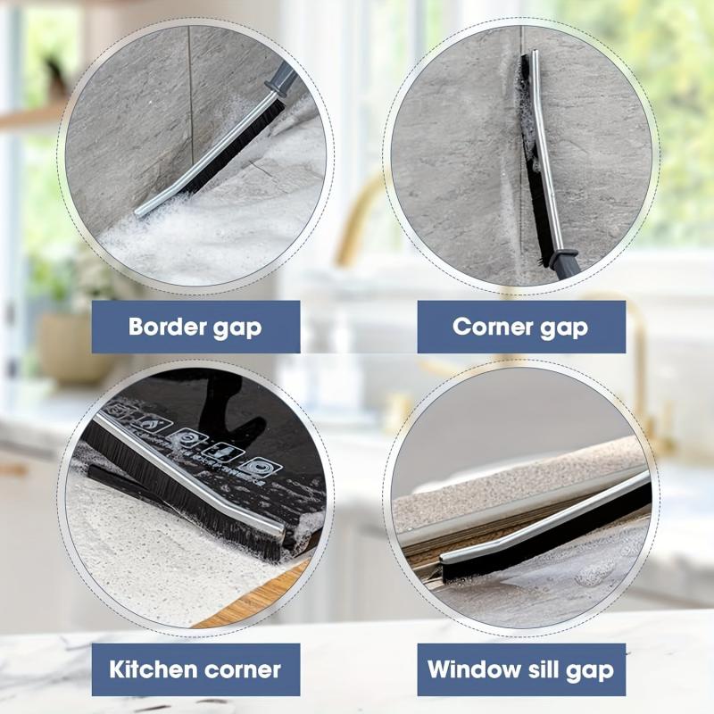 5pcs Durable Gap Cleaning Brush Metal Hard Hair Household Cleaning Brush
