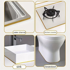 Self Adhesive Caulk Strip for Bathroom Toilet Sink Floor Wall Edge Protection