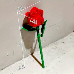 39pcs Christmas Gift Roses Building Block Flower DIY Toy for Confession, Wedding