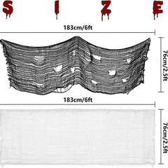 Halloween Creepy Cloth Scary Bulk Cloth Spooky Tapestry Stretch Gauze