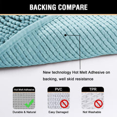 Microfiber Bath Rug Fast Drying Water Absorbent