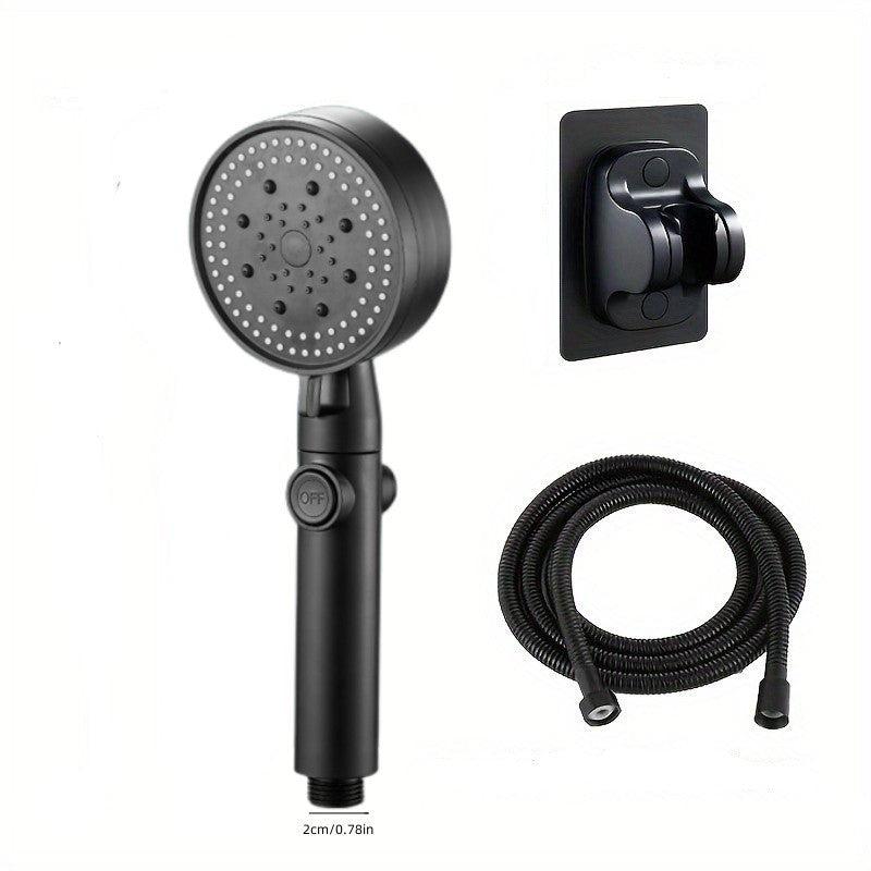 Adjustable High Pressure Shower Head Set with 5 Modes and Wall Mounted Bracket