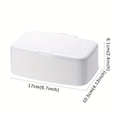 Household Desktop Wipes Box With Cover Portable Wipes Napkin Storage Box