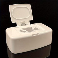Household Desktop Wipes Box With Cover Portable Wipes Napkin Storage Box