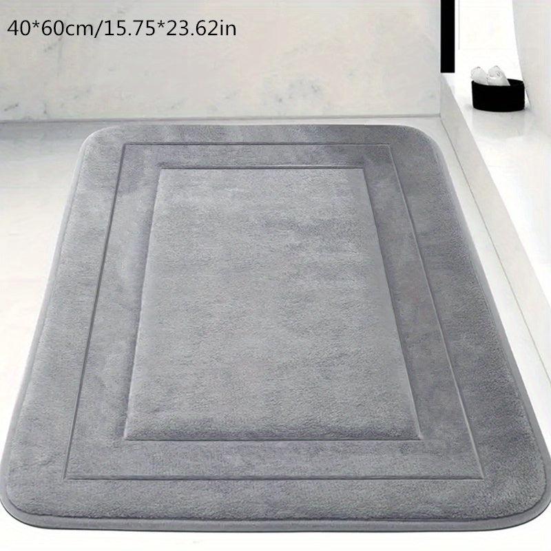 Plush Memory Foam Bath Rug Anti skid Bath Mat Non slip Carpet For Bathroom