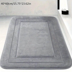 Plush Memory Foam Bath Rug Anti skid Bath Mat Non slip Carpet For Bathroom