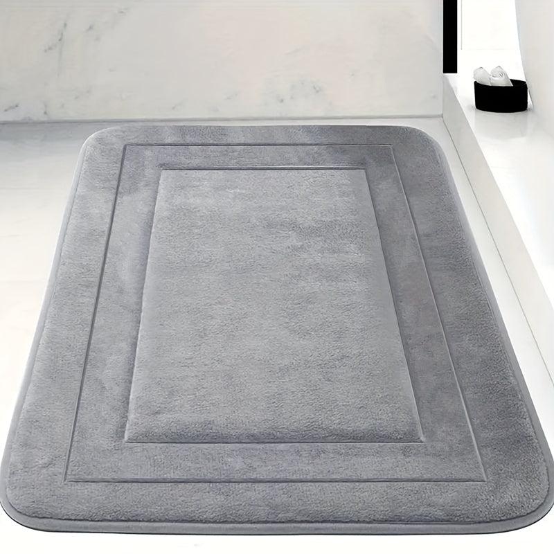Plush Memory Foam Bath Rug Anti skid Bath Mat Non slip Carpet For Bathroom