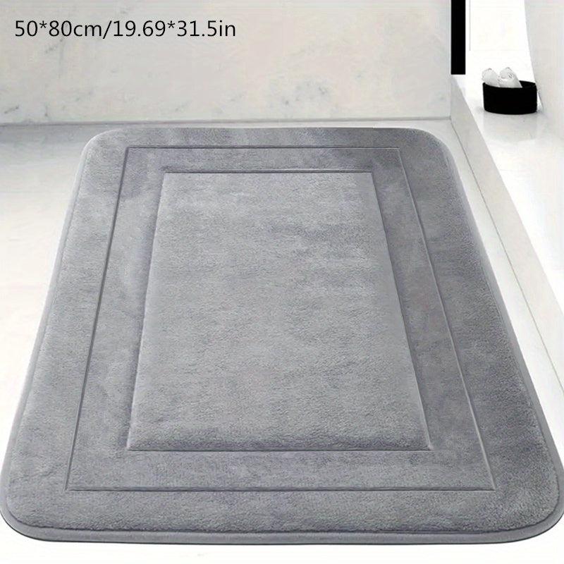 Plush Memory Foam Bath Rug Anti skid Bath Mat Non slip Carpet For Bathroom