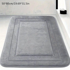 Plush Memory Foam Bath Rug Anti skid Bath Mat Non slip Carpet For Bathroom