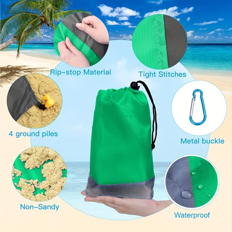 Oversized Microfiber Beach Towel Sandproof Lightweight Absorbent