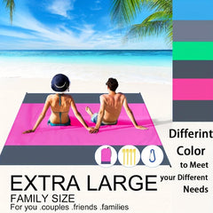 Oversized Microfiber Beach Towel Sandproof Lightweight Absorbent