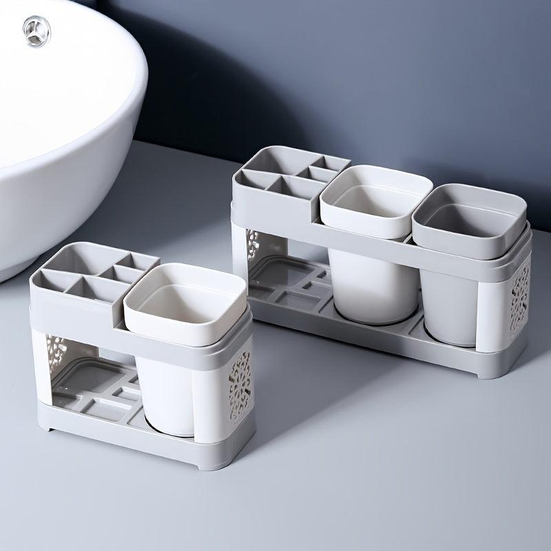 1pc Toothbrush Holder Toothpaste Storage Bathroom Accs