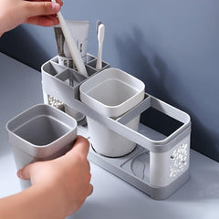 1pc Toothbrush Holder Toothpaste Storage Bathroom Accs