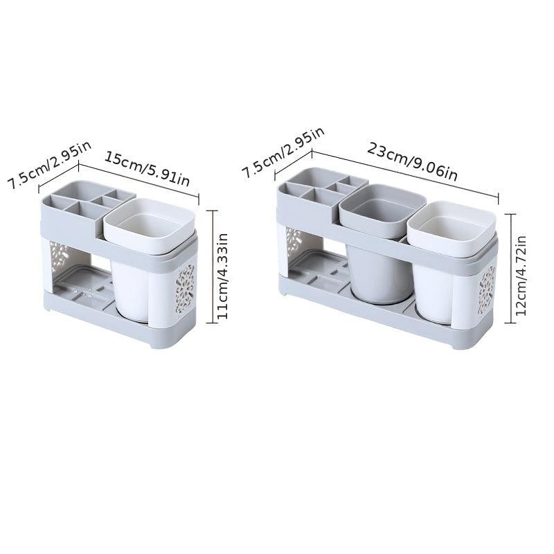 1pc Toothbrush Holder Toothpaste Storage Bathroom Accs