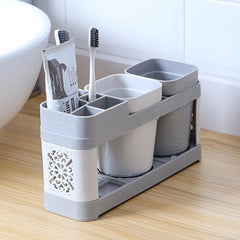 1pc Toothbrush Holder Toothpaste Storage Bathroom Accs