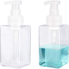 2pcs Foaming Soap Dispenser 450ml Pump Bottle for Liquid Soap and Lotion