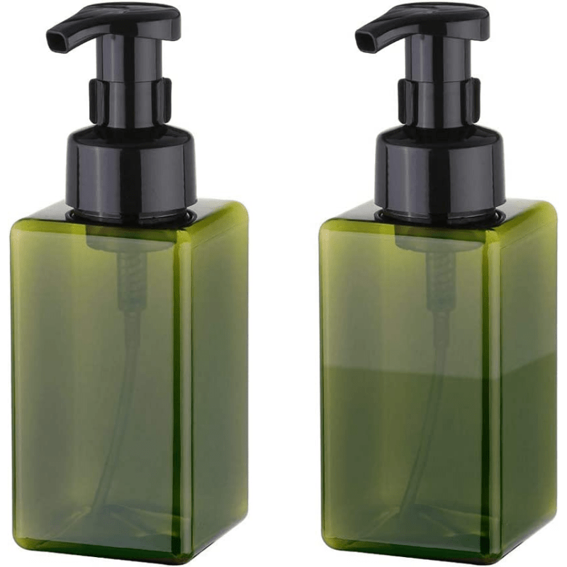 2pcs Foaming Soap Dispenser 450ml Pump Bottle for Liquid Soap and Lotion