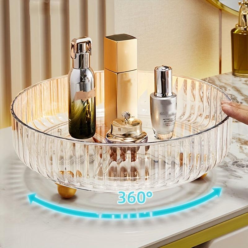 Rotating Cosmetics Storage Box Skin Care Rack Organizer