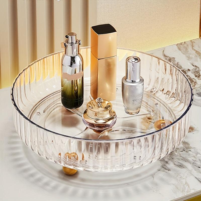 Rotating Cosmetics Storage Box Skin Care Rack Organizer