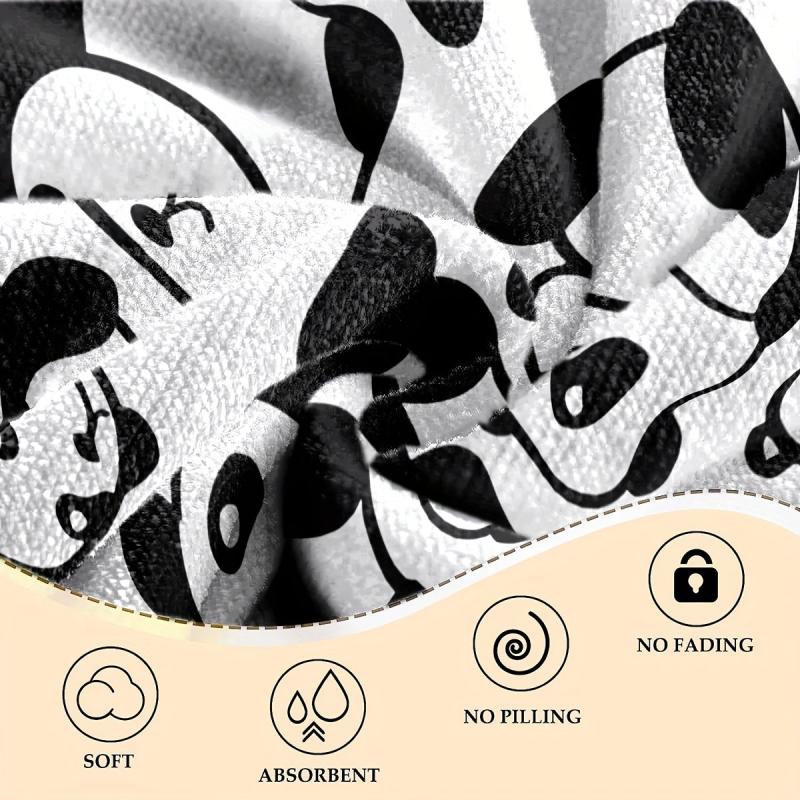 Panda Cartoon Beach Towel Lightweight 59x29 for Women