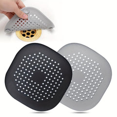 Hair Drain Catcher Shower Silicone Hair Stopper Anti Clog Tub Plug