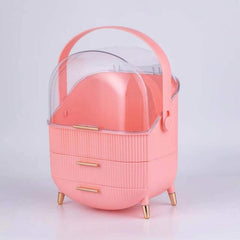 Makeup Drawer Organizer with Brush Holder & Pen Pencil Holder