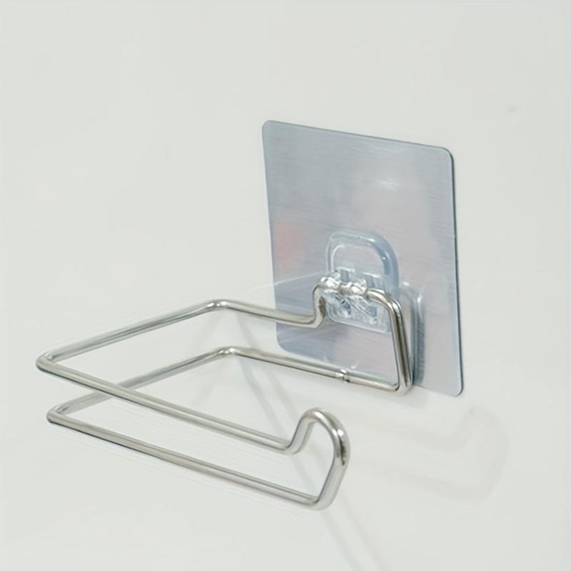 Stainless Steel Paper Holder Towel Rack Wall Mounted