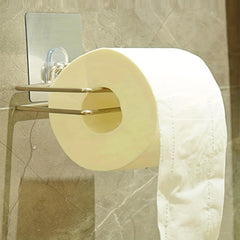 Stainless Steel Paper Holder Towel Rack Wall Mounted