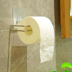 Stainless Steel Paper Holder Towel Rack Wall Mounted