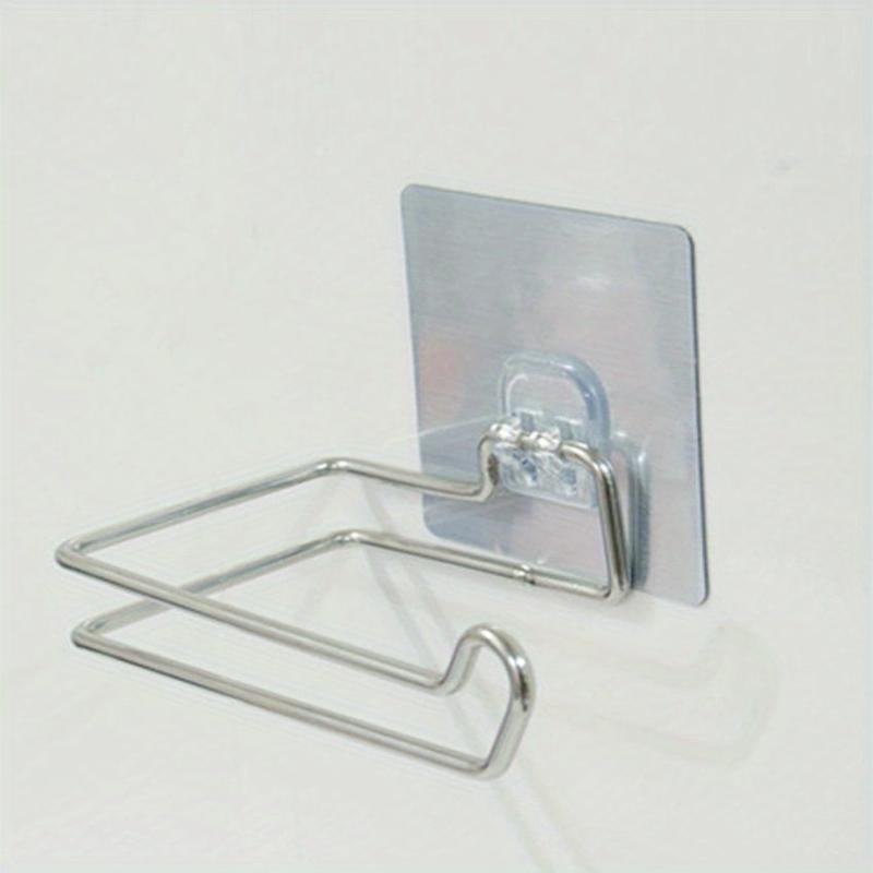 Stainless Steel Paper Holder Towel Rack Wall Mounted