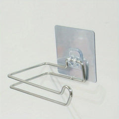 Stainless Steel Paper Holder Towel Rack Wall Mounted