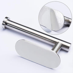 3pcs Toilet Paper Holder Self Adhesive Rack Stainless Steel Brushed