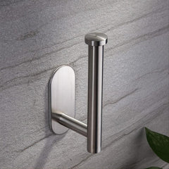 3pcs Toilet Paper Holder Self Adhesive Rack Stainless Steel Brushed