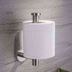 3pcs Toilet Paper Holder Self Adhesive Rack Stainless Steel Brushed