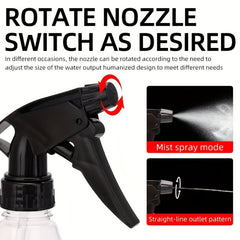 Salon Hairdressing Spray Bottle Transparent Watering Can