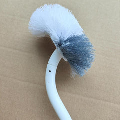 Toilet Brush Holder Set Soft Bristle Long Handle 360 Cleaning Wall Mountable