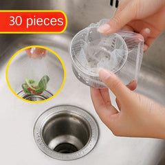 100pcs Drain Outlet Garbage Bags Water Repellent Sink Filter