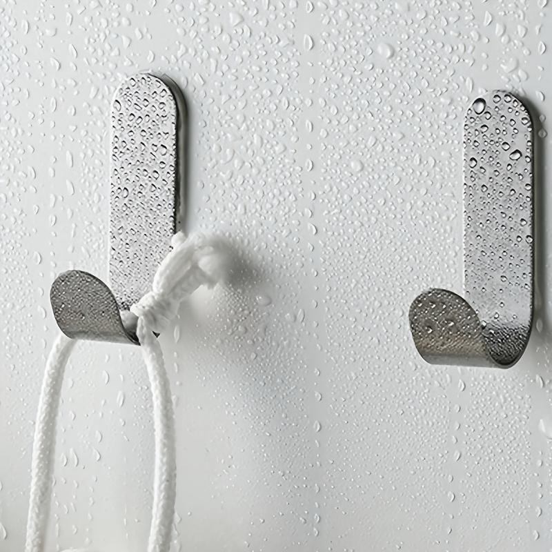 Stainless Steel Bathroom Wall Hook Self-adhesive Towel Rack